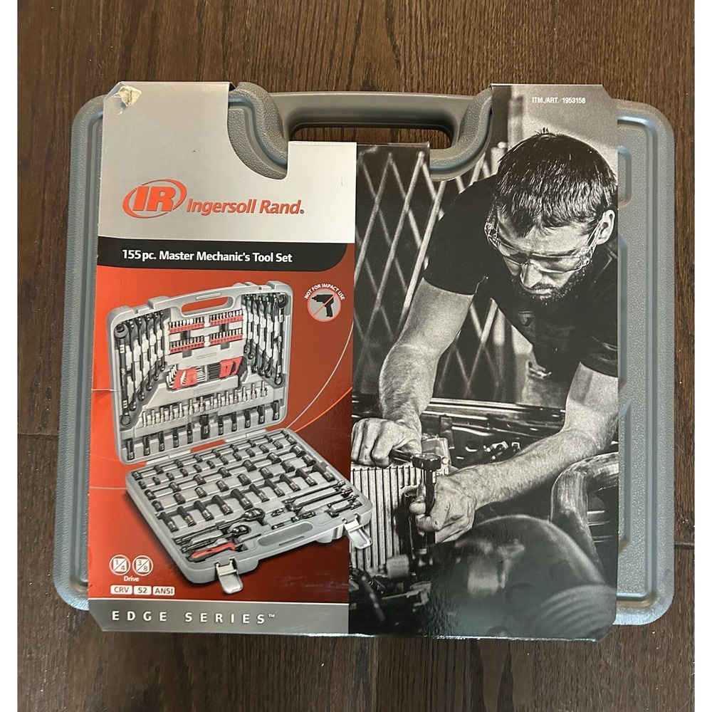 Ingersoll‎ Rand EDGE Series 155‑Piece Master Mechanic's Tool Set – Model 240352